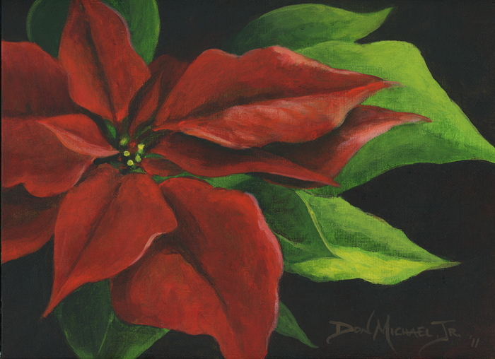 Images Of Poinsettias Paintings Images Of Poinsettias Paintings