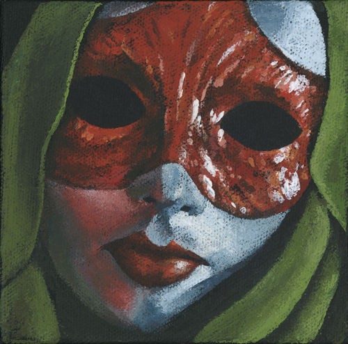 Crimp Ribbon â 5â³x5â³ â Acrylic on canvas â Completed 1219 ... Crimp Ribbon â 5â³x5â³ â Acrylic on canvas â Completed 1219 ...